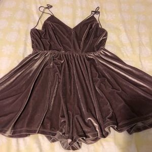 Velvet romper
